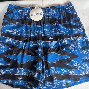 Bravest Studios Shorts Blue Tiger Camo